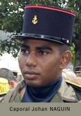 4/09/09 - Caporal Johan NAGUIN (25 ans, 1 enfant) 3eme RIMa