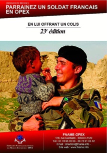 Pensez à eux et dites leur ! Opération "Un colis pour un soldat français" Pensez à eux et dites leur ! Opération "Un colis pour un soldat français"