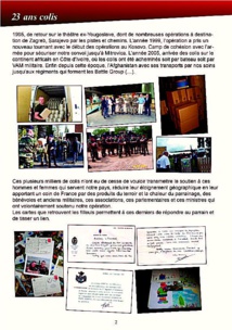 Pensez à eux et dites leur ! Opération "Un colis pour un soldat français" Pensez à eux et dites leur ! Opération "Un colis pour un soldat français"