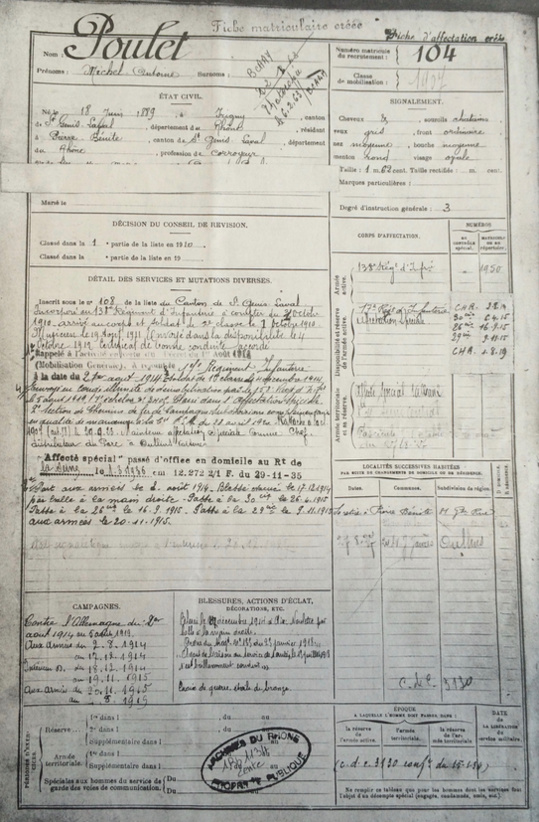 COMMEMORATION VERDUN : LETTRE DE POILUS COMMEMORATION VERDUN : LETTRE DE POILUS