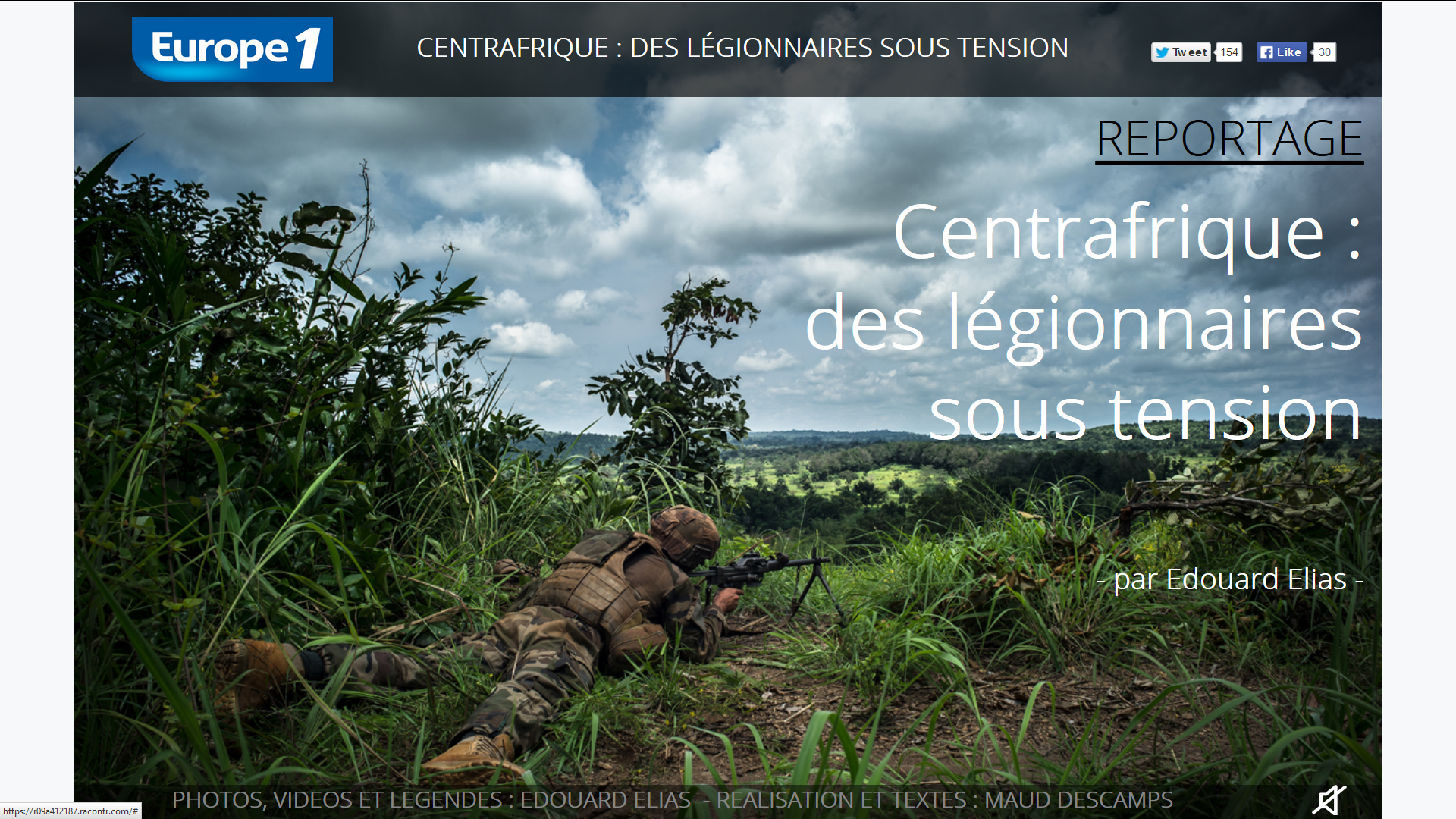 REPORTAGE INTERACTIF - Centrafrique, des légionnaires sous tension
