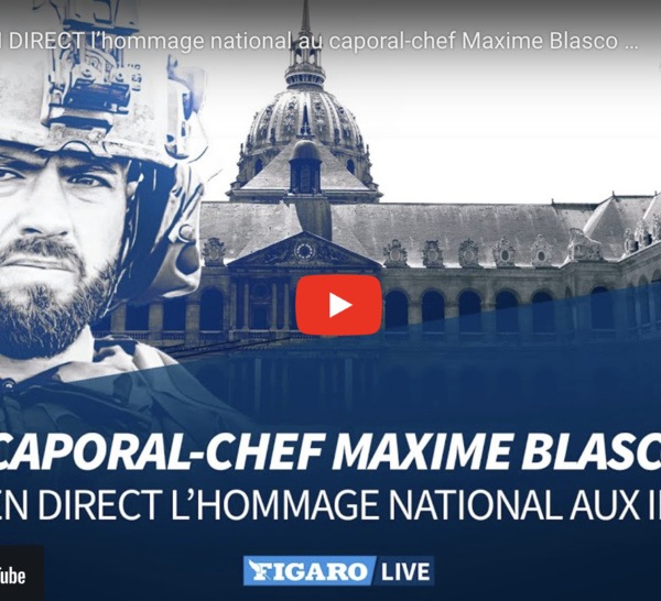 Sergent Maxime BLASCO : Le replay de la cérémonie d'hommage 